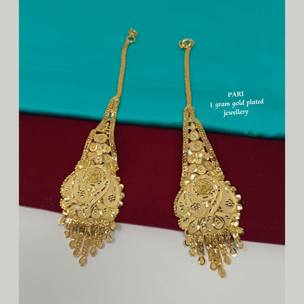 Pari Art Jewellery 1 Gram Gold Plated Designer Dangler Earrings