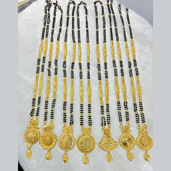 Pari Art Jewellery Gold Plated Manglasutra ( Assorted Design Piece 1)
