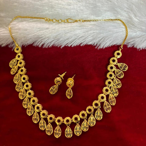 Pari Art Jewellery Gold Plated Necklace Set
