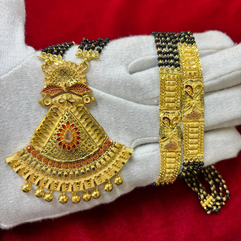 Pari Art Jewellery Forming Gold Mangalsutra