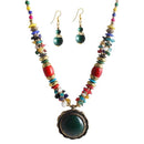 Beadside Multicolor Beads Necklace Set - 1105921B