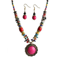 Beadside Multicolor Beads Necklace Set - 1105921C