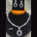 Jain Jewellers American Diamond Necklace Set - 11061502
