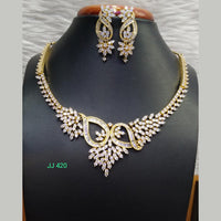 Jain Jewellers American Diamond Necklace Set