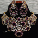 Jain Jewellers American Diamond Necklace Set - 11061590