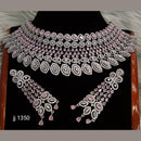 Jain Jewellers American Diamond Necklace Set - 11061593