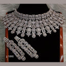 Jain Jewellers American Diamond Necklace Set - 11061601