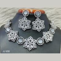 Jain Jewellers American Diamond Necklace Set