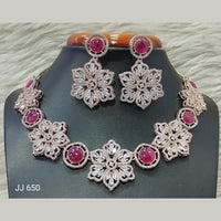 Jain Jewellers American Diamond Necklace Set