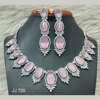 Jain Jewellers American Diamond Necklace Set