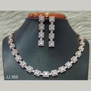 Jain Jewellers American Diamond Necklace Set - 11061628