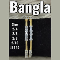 Jain Jewellers AD Stone Bangle Set