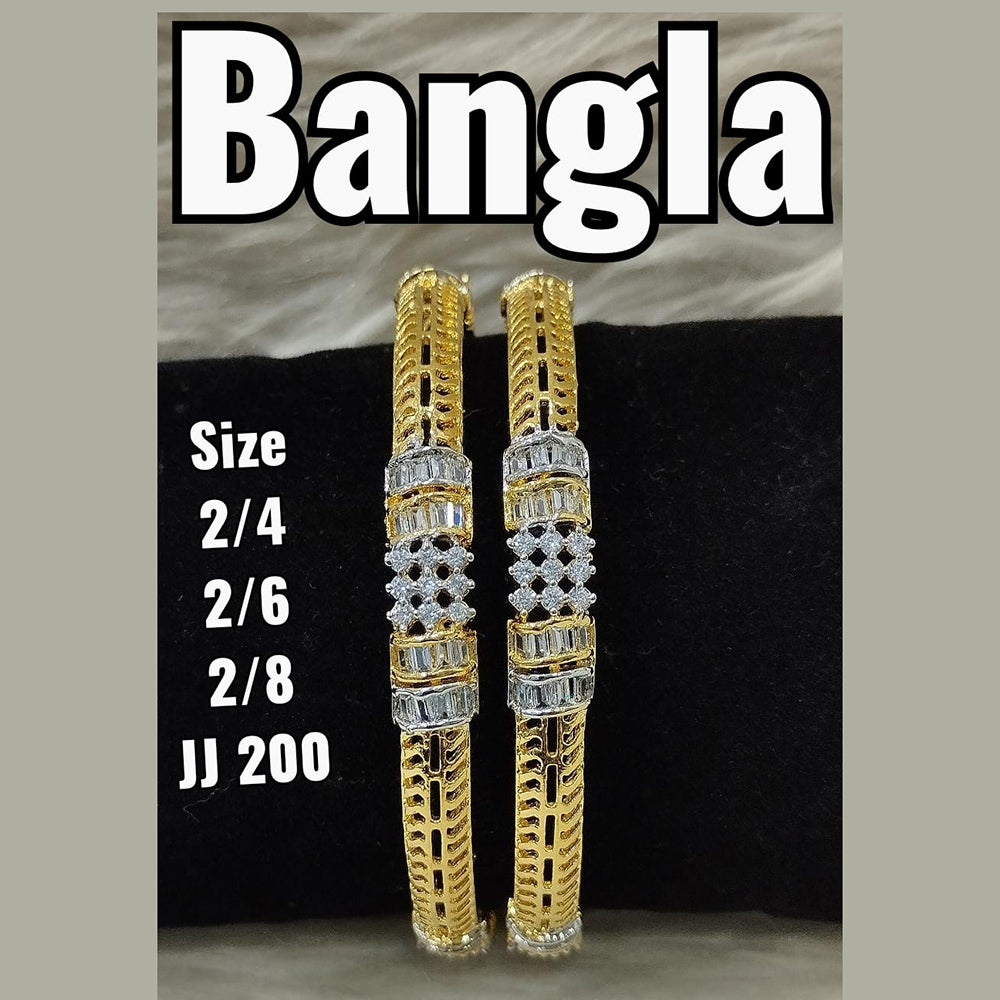 Jain Jewellers AD Stone Bangle Set