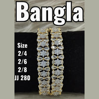 Jain Jewellers AD Stone Bangle Set