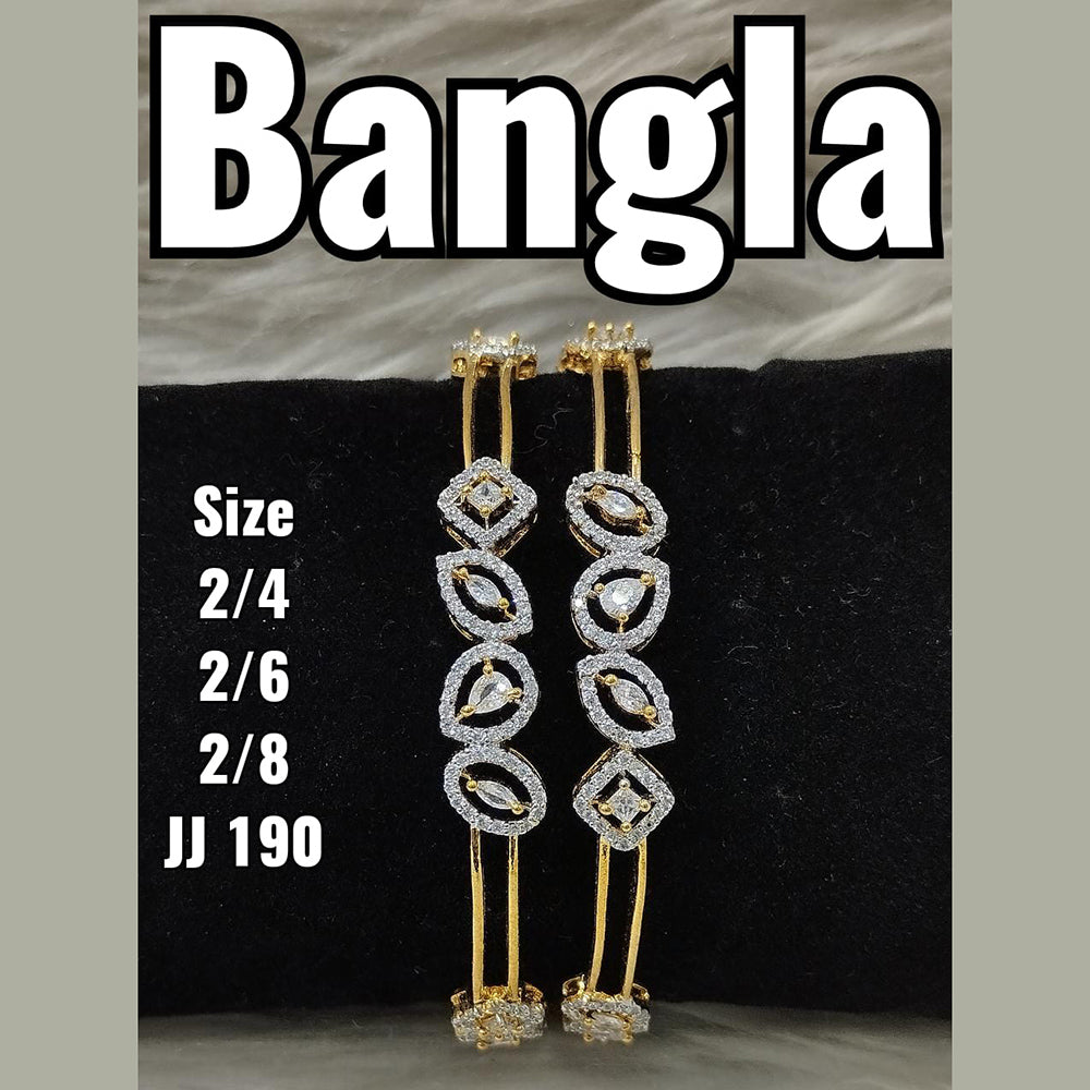 Jain Jewellers AD Stone Bangle Set