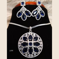 Jain Jewellers Ad Stone Pendant Set - 11061664