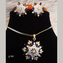 Jain Jewellers Ad Stone Pendant Set - 11061665