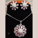 Jain Jewellers Ad Stone Pendant Set - 11061685