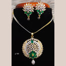 Jain Jewellers Ad Stone Pendant Set - 11061686