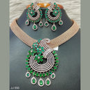 Jain Jewellers American Diamond Necklace Set - 11061690