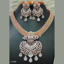 Jain Jewellers American Diamond Necklace Set - 11061698