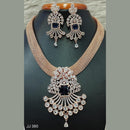 Jain Jewellers American Diamond Necklace Set - 11061700