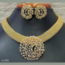 Jain Jewellers American Diamond Necklace Set - 11061707