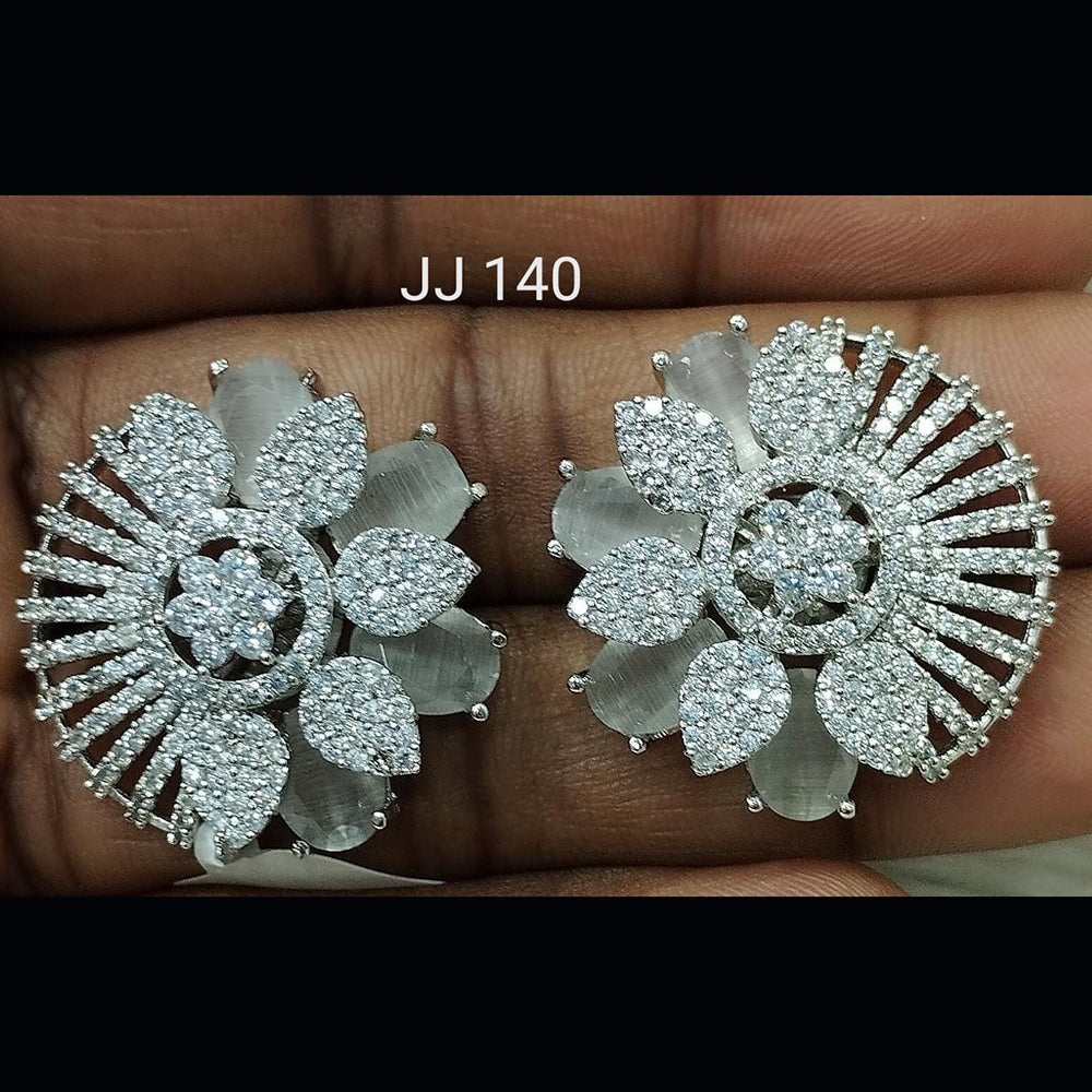 Jain Jewellers Ad Stone Dangler Earrings - 11061727