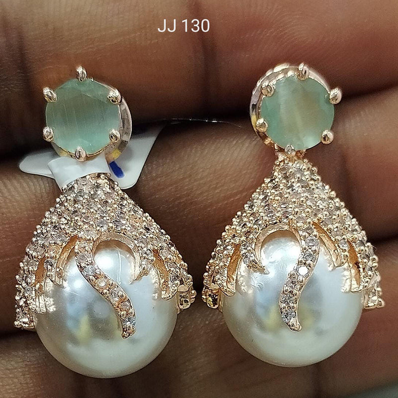 Jain Jewellers Ad Stone Dangler Earrings- 11061729