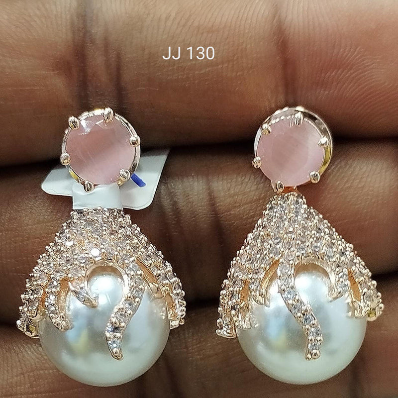 Jain Jewellers Ad Stone Dangler Earrings- 11061729