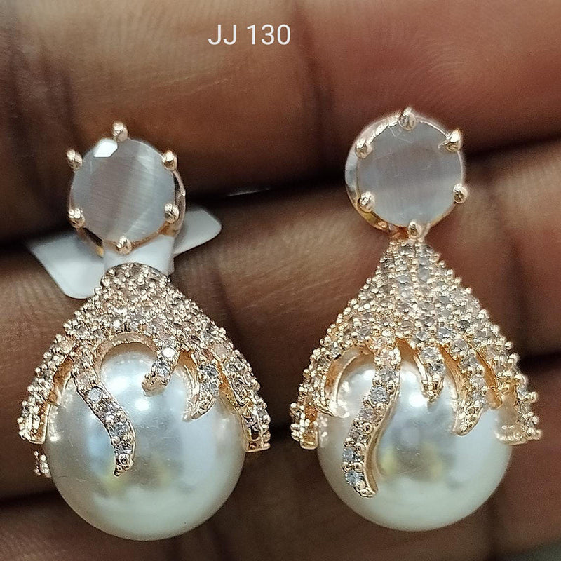 Jain Jewellers Ad Stone Dangler Earrings- 11061729