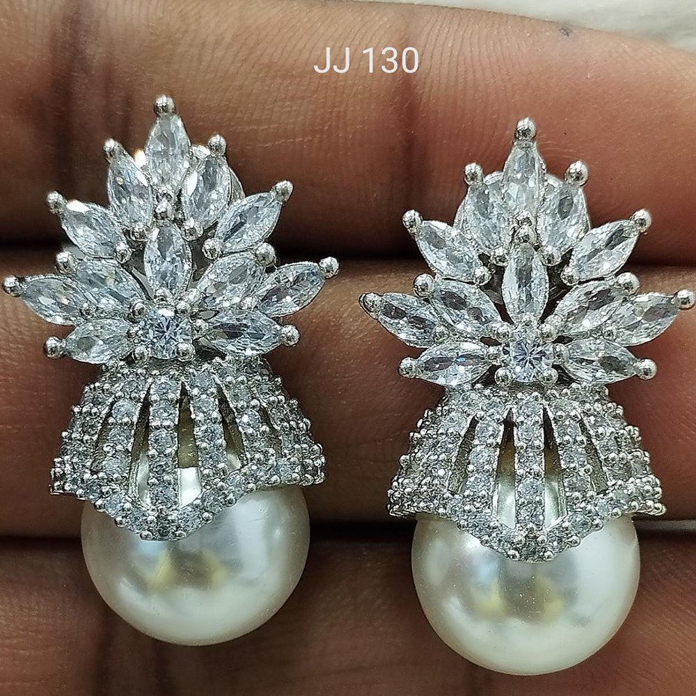 Jain Jewellers Ad Stone Dangler Earrings- 11061731