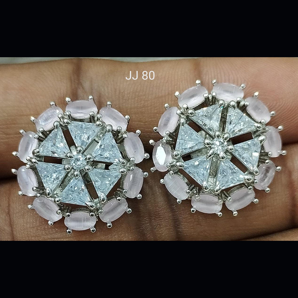 Jain Jewellers Ad Stone Dangler Earrings- 11061732