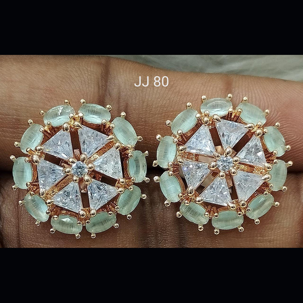 Jain Jewellers Ad Stone Dangler Earrings- 11061733