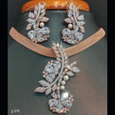 Jain Jewellers American Diamond Necklace Set - 11061736