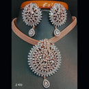 Jain Jewellers American Diamond Necklace Set - 11061740