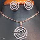 Jain Jewellers American Diamond Necklace Set - 11061743