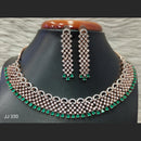 Jain Jewellers American Diamond Necklace Set - 11061756