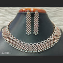 Jain Jewellers American Diamond Necklace Set - 11061756