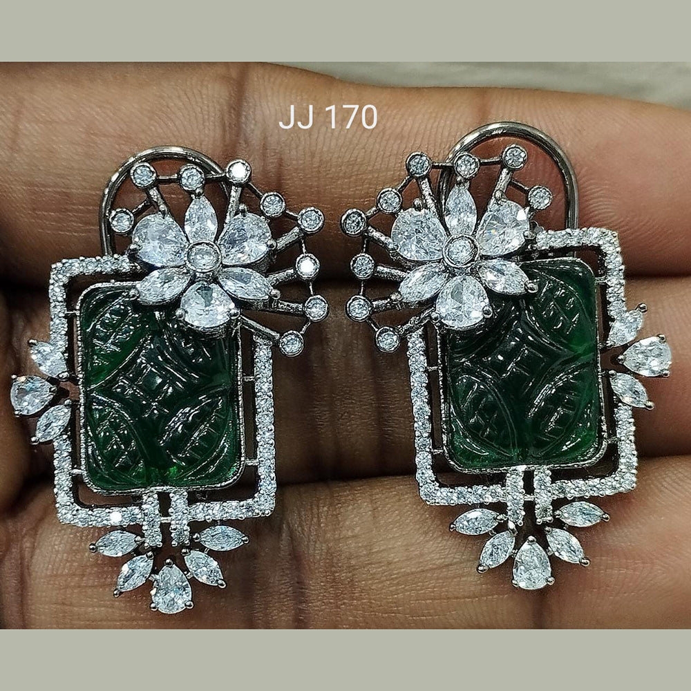 Jain Jewellers Ad Stone Dangler Earrings  - 11061792