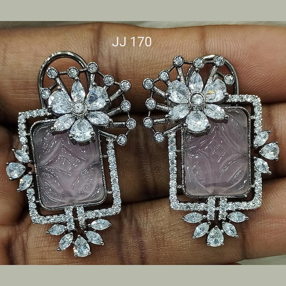 Jain Jewellers Ad Stone Dangler Earrings  - 11061792