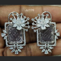 Jain Jewellers Ad Stone Dangler Earrings  - 11061793