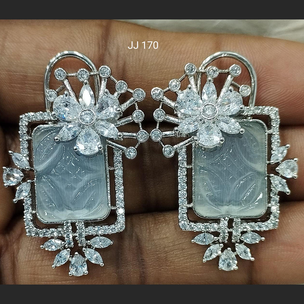 Jain Jewellers Ad Stone Dangler Earrings  - 11061793