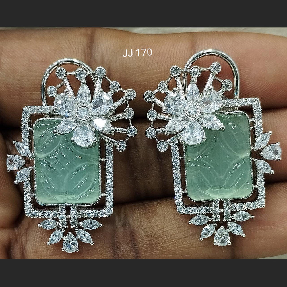 Jain Jewellers Ad Stone Dangler Earrings  - 11061793