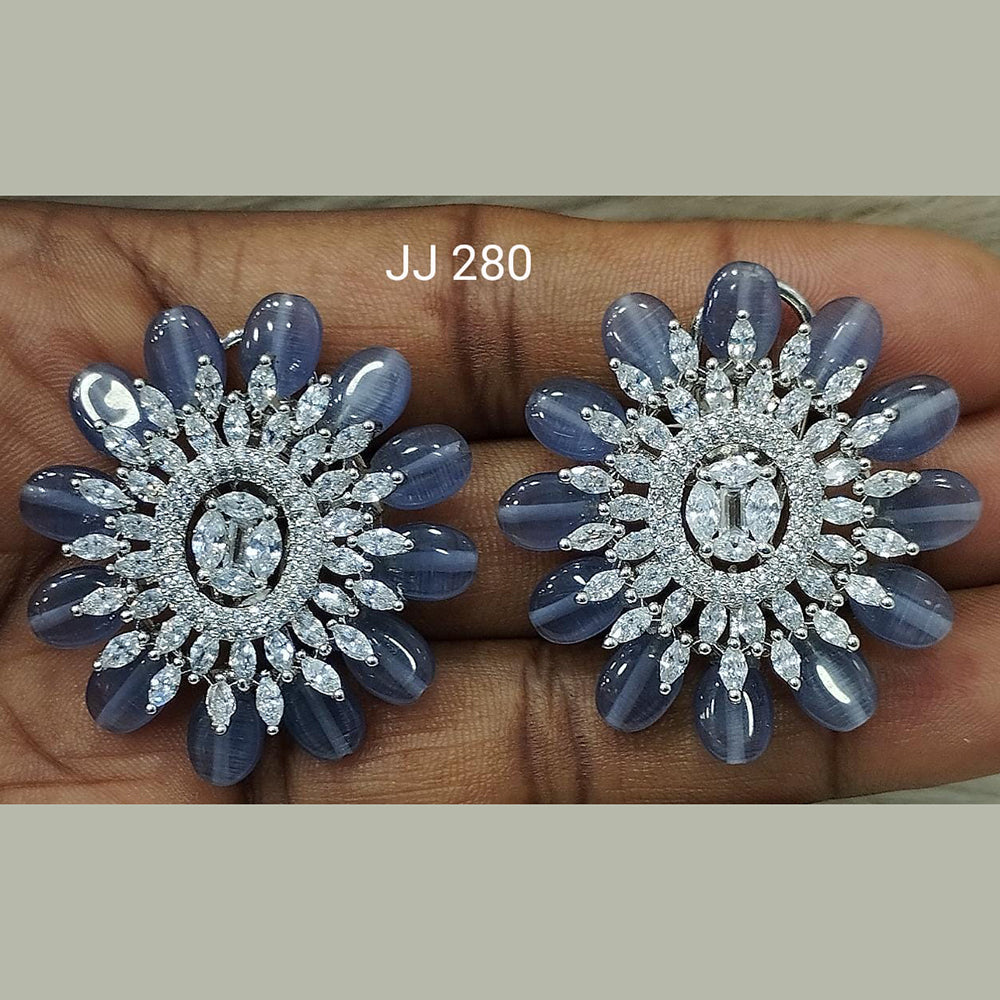Jain Jewellers Ad Stone Stud Earrings  - 11061794