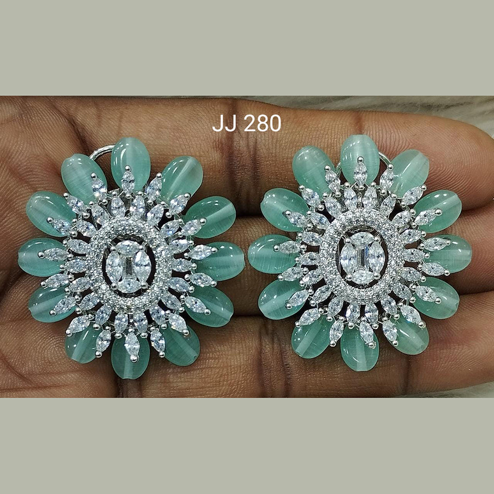 Jain Jewellers Ad Stone Stud Earrings  - 11061794