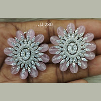 Jain Jewellers Ad Stone Stud Earrings  - 11061794