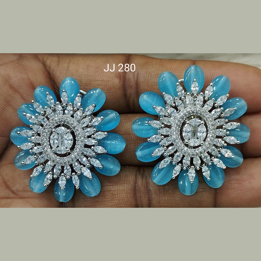 Jain Jewellers Ad Stone Stud Earrings  - 11061794