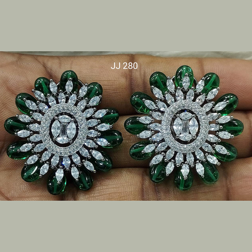 Jain Jewellers Ad Stone Stud Earrings  - 11061795