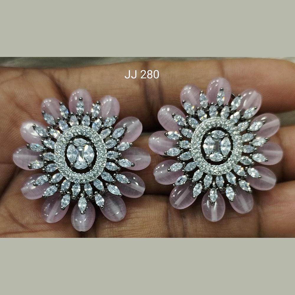 Jain Jewellers Ad Stone Stud Earrings  - 11061795